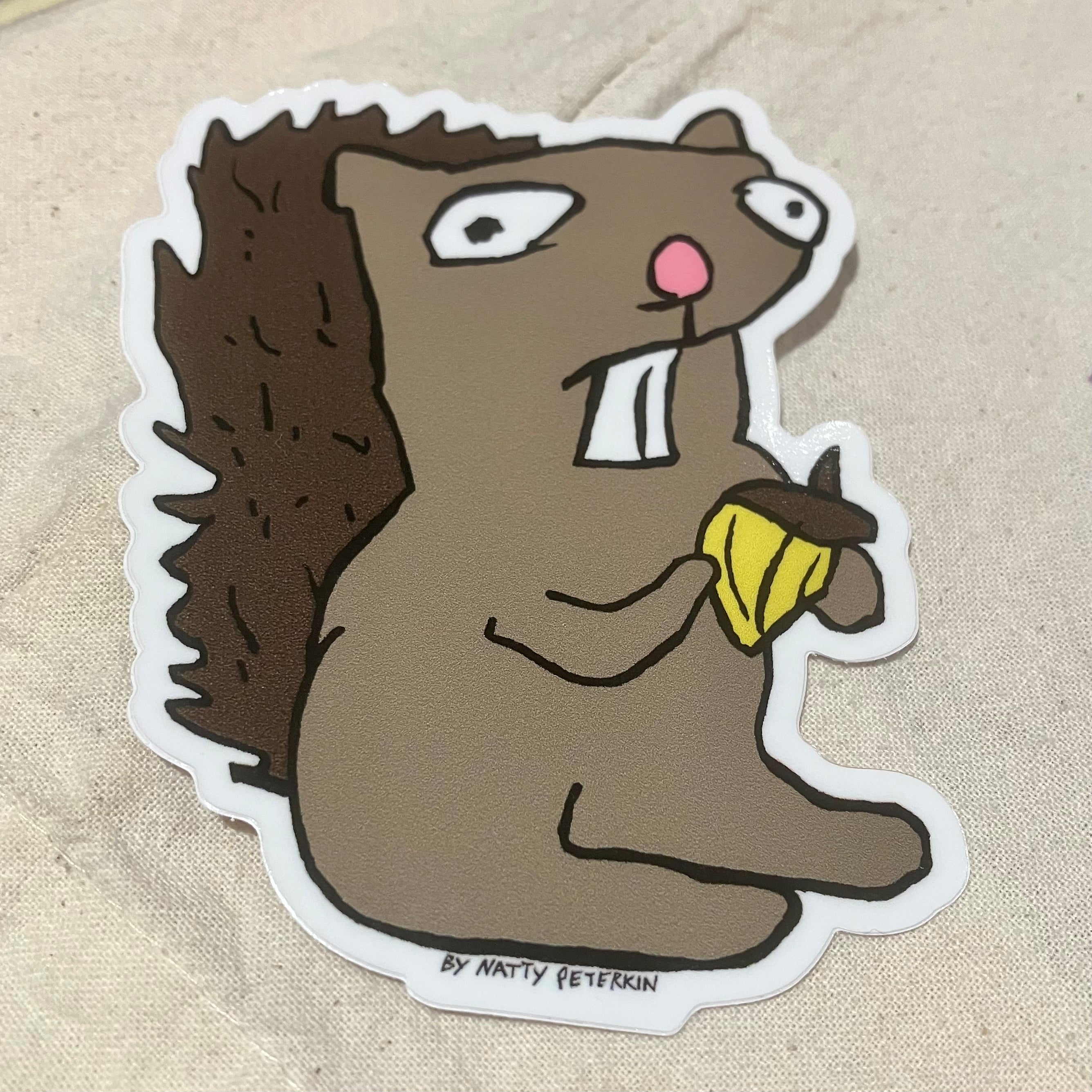 Dead Squirrel Sticker Stickers - Squirrel – The Cartoon Museum
