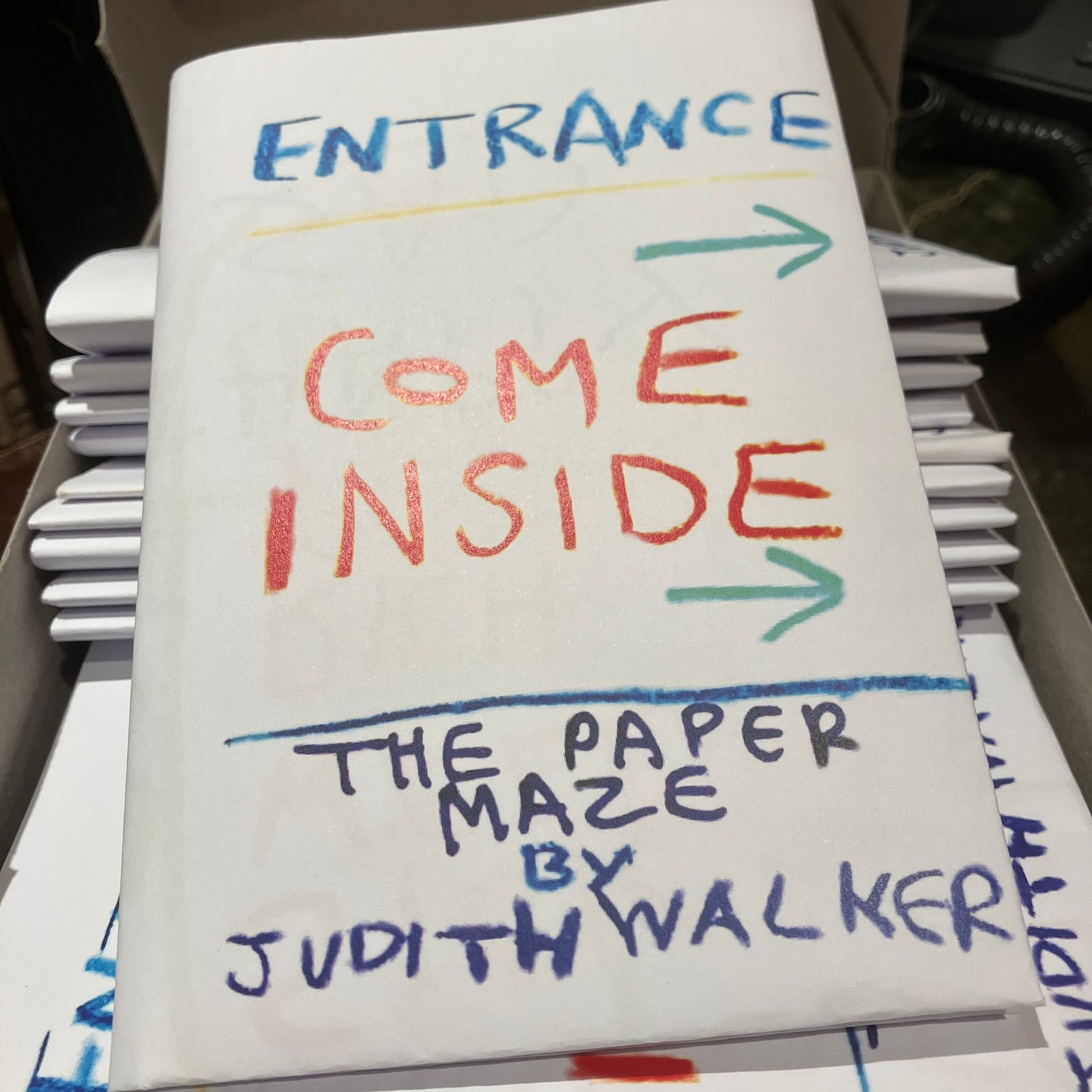 Zine - Entrance Come Inside The Paper Maze