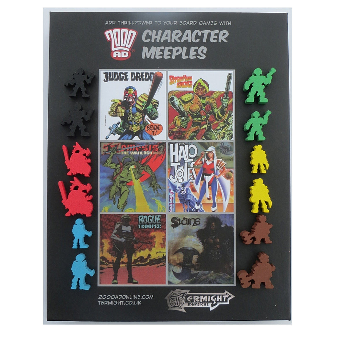 Game - 2000AD Character Meeples