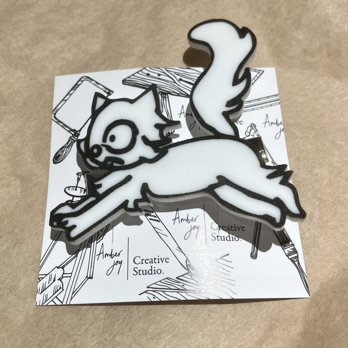 Accessory - AJCS1 Amber Joy Creative Studio Aoki Cat Hairclip