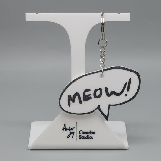 Keyring - AJCS2 Amber Joy Creative Studio Aoki Meow