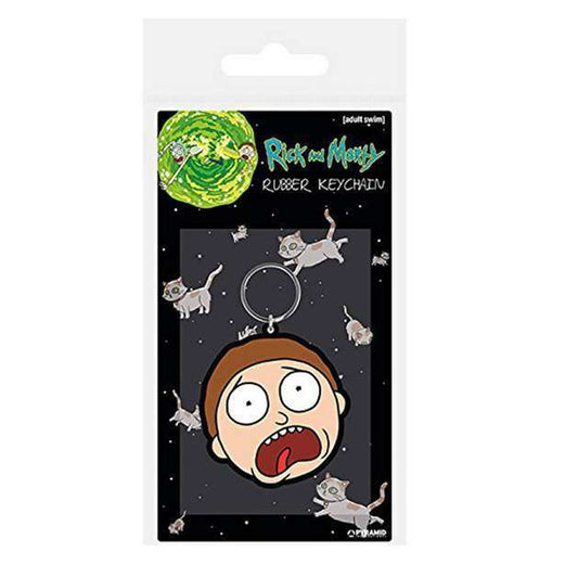 Keyring - RK38722C Rick and Morty Rubber Key Chain