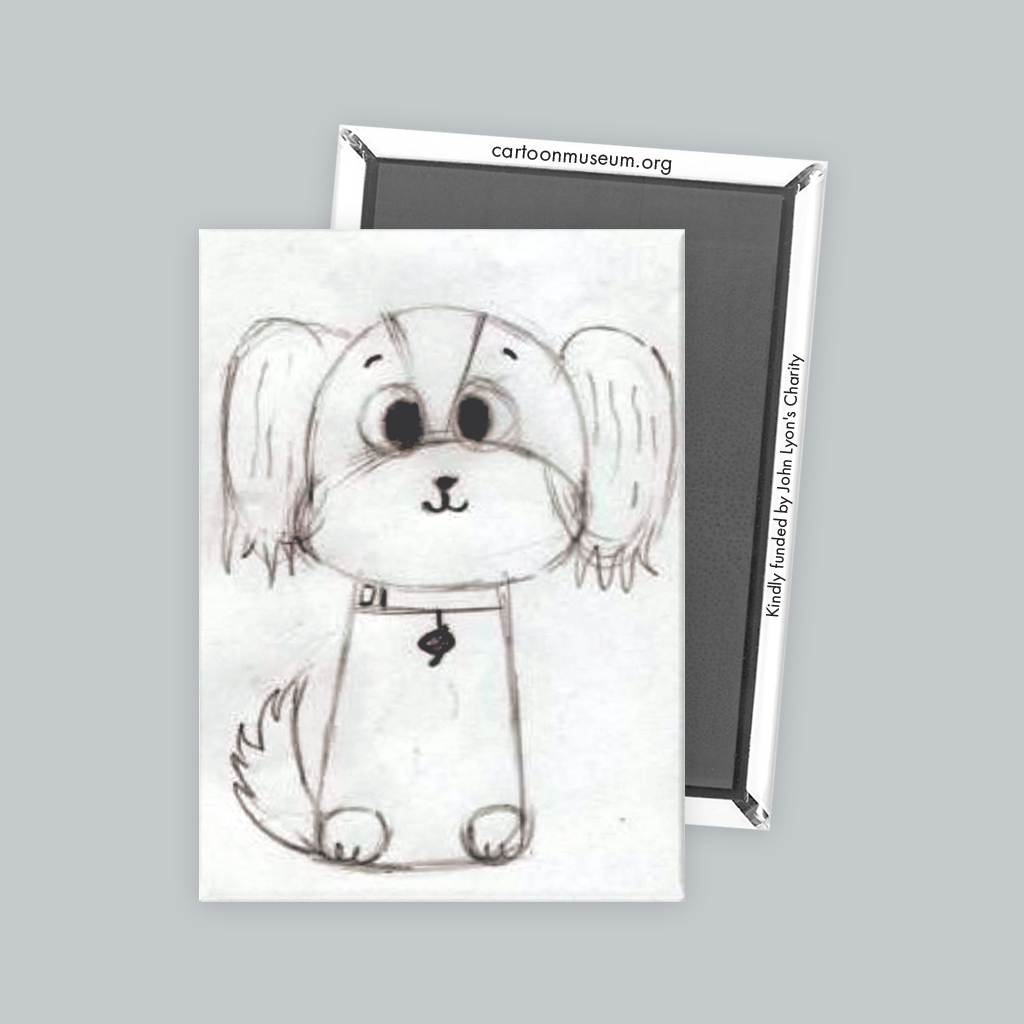 Magnet - CARM046MAG Alice Thompson Cute Dog