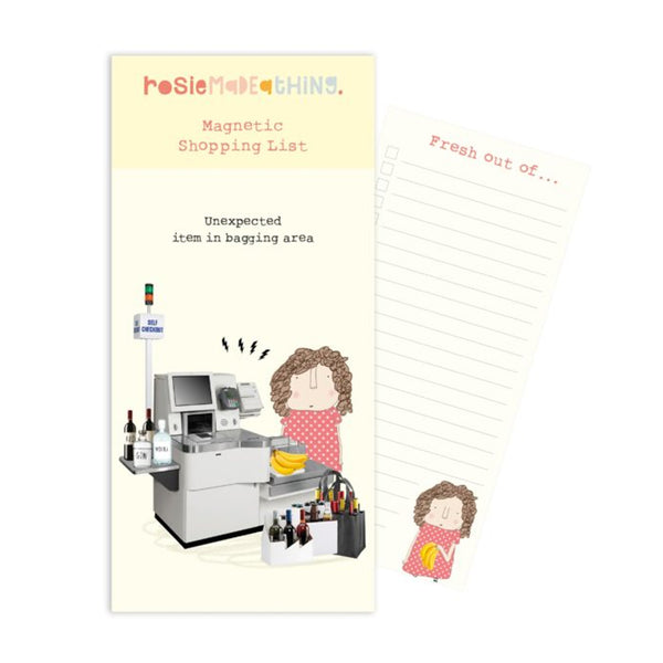 Stationery - MP002 Magnetic Shopping List Unexpected item in bagging area