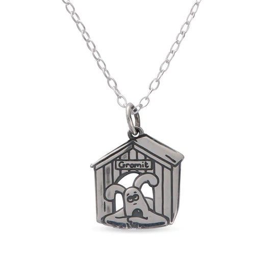 Necklace - LTC-WG-NS-GRO-KEN Etched Gromit in Kennel