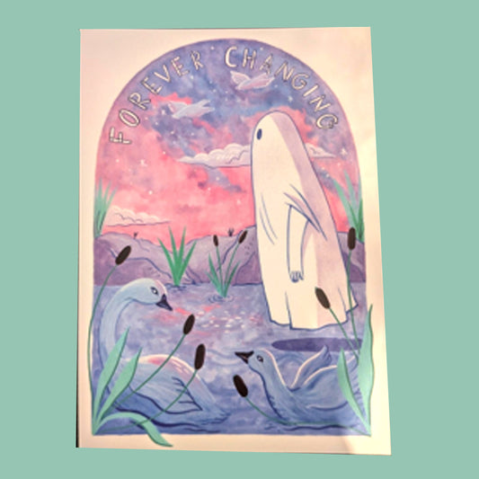 Postcard - Sad Ghost Club Forever Changing