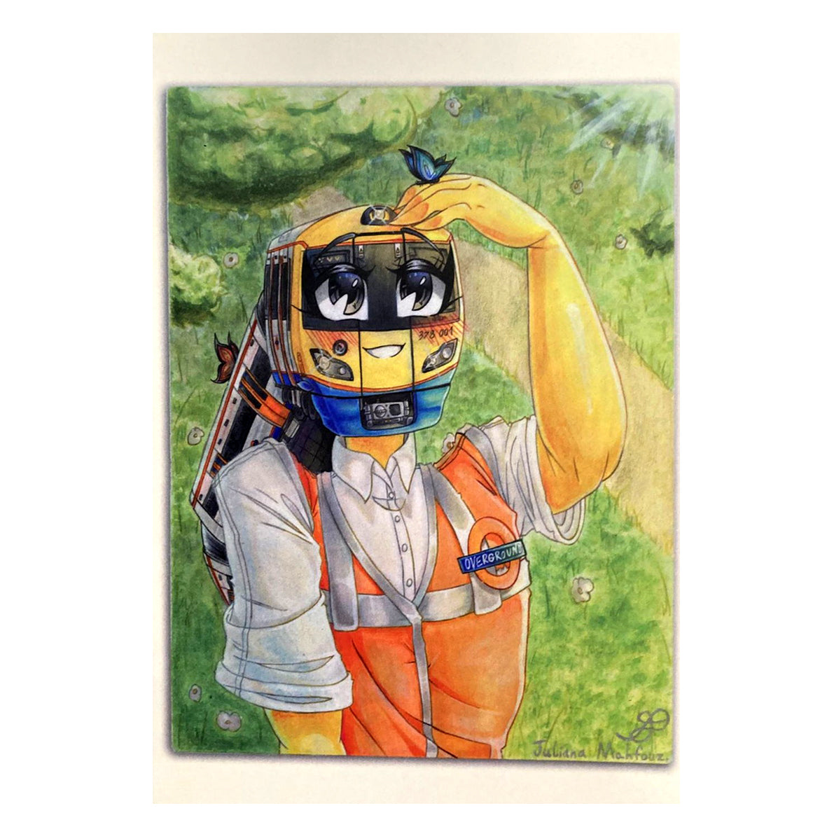 Postcard - CARM064PC Untitled by Juliana Mahfouz (Overground 1)