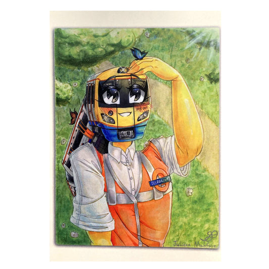 Postcard - CARM064PC Untitled by Juliana Mahfouz (Overground 1)