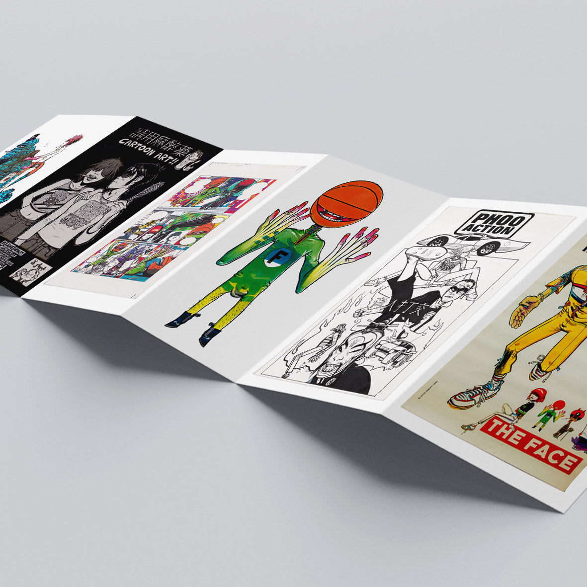 Postcard -  Concertina Postcard Pack Phoo Action