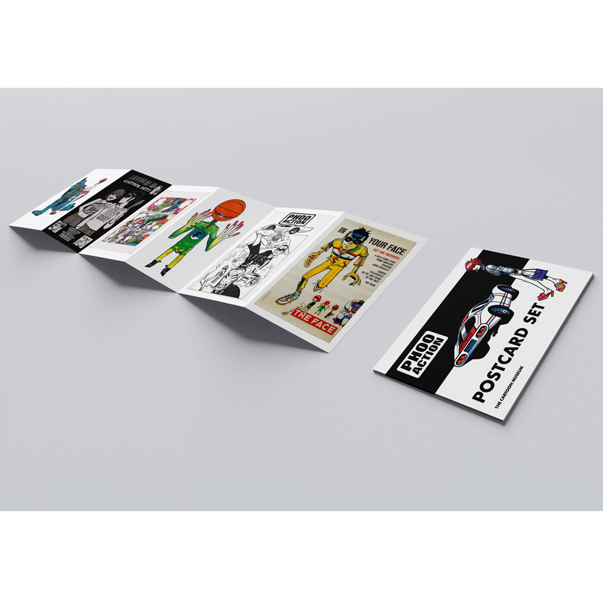 Postcard -  Concertina Postcard Pack Phoo Action