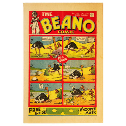 Print - BEANOCOVERNO1 The Beano Comic cover number one