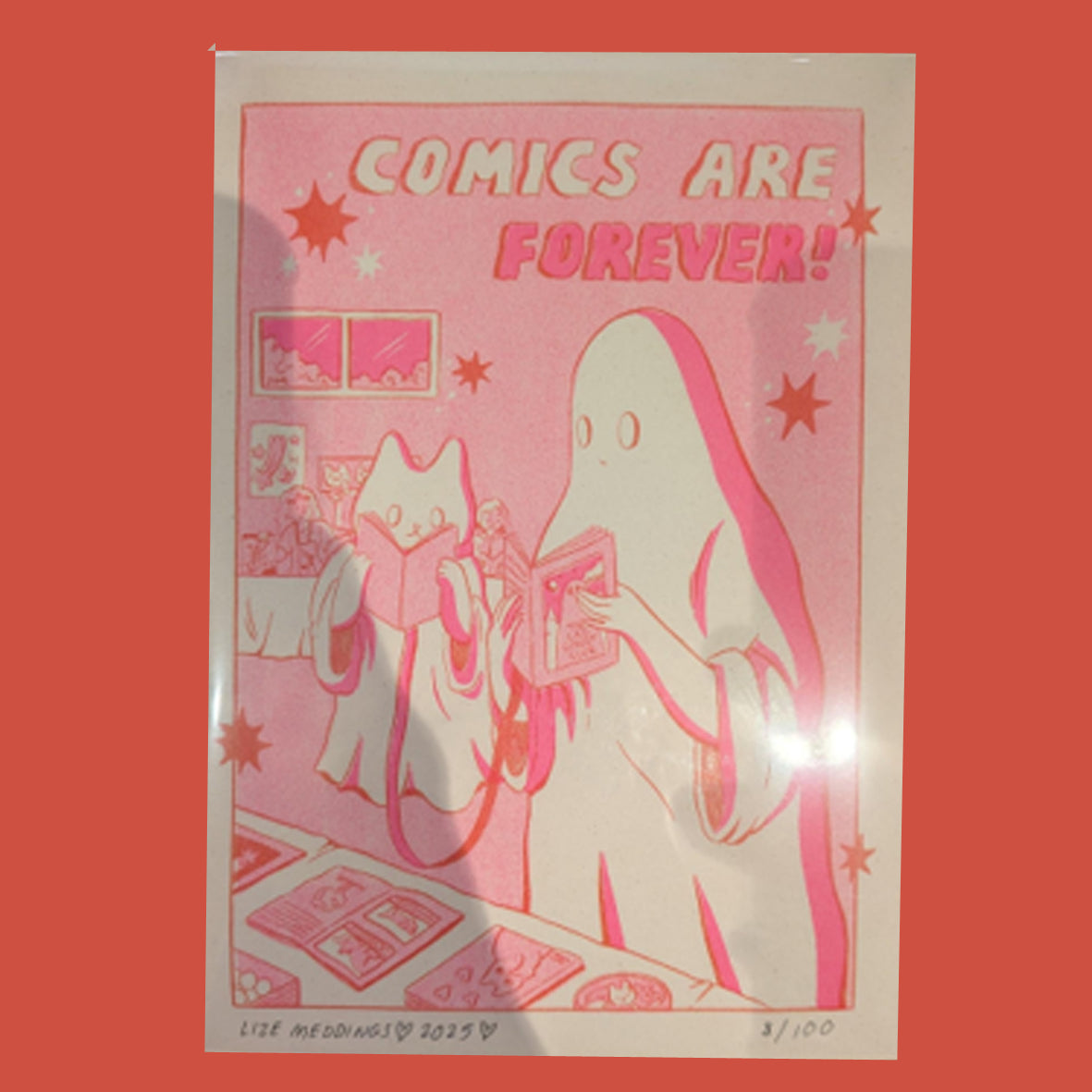 Print - Sad Ghost Club A5 Limited Edition Riso Comics are Forever!