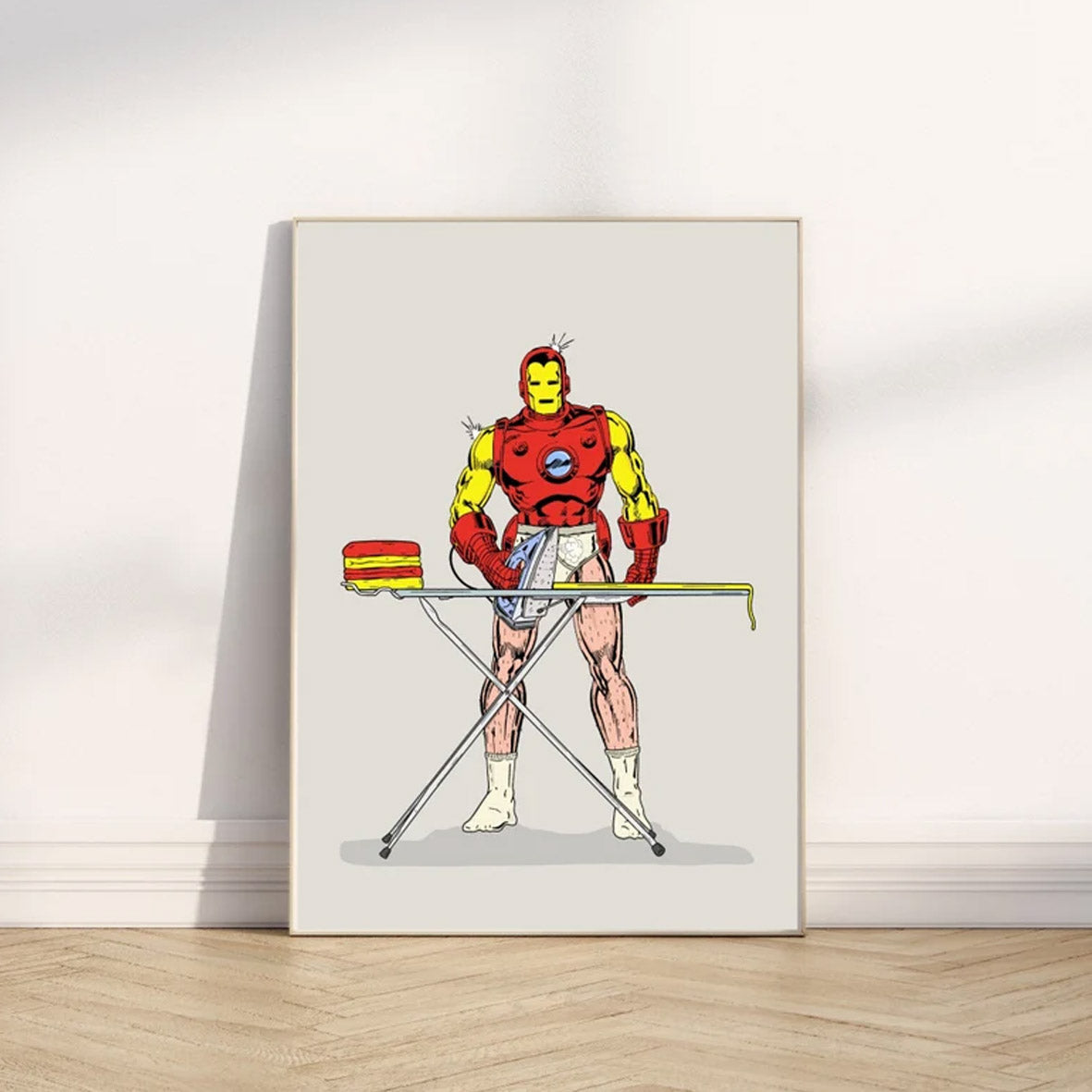 Print - Danny Issues Ironing Man