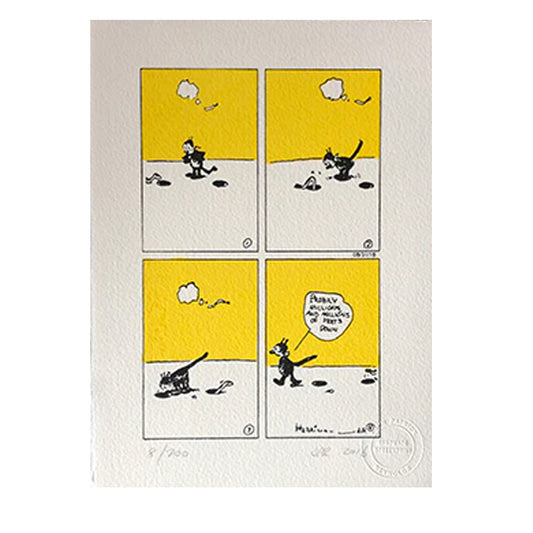 Print - Comic Art Probily Millions and Millions of Feets Down