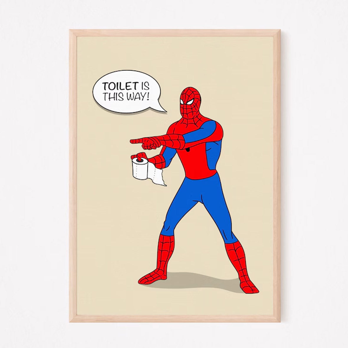 Print - Danny Issues Toilet is this Way LEFT