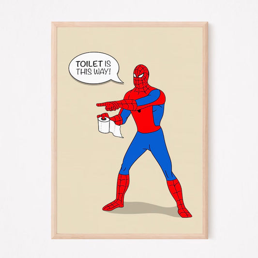 Print - Danny Issues Toilet is this Way LEFT