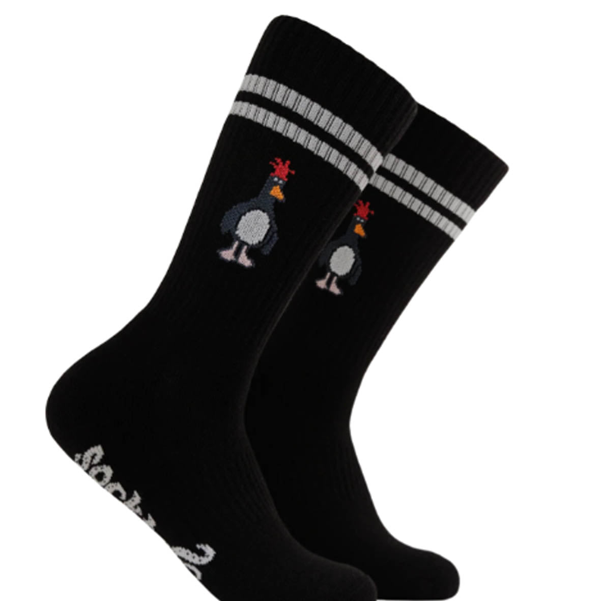 Socks - Soctopus Wallace & Gromit Feathers McGraw Athletic Socks WG0020A
