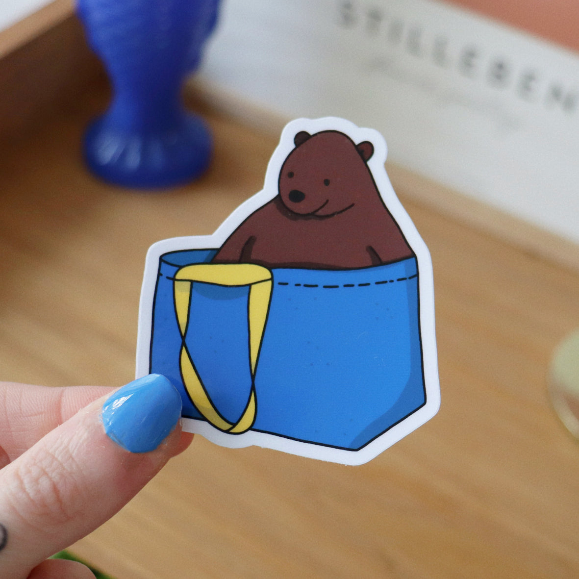 Sticker - Bear in a Bag