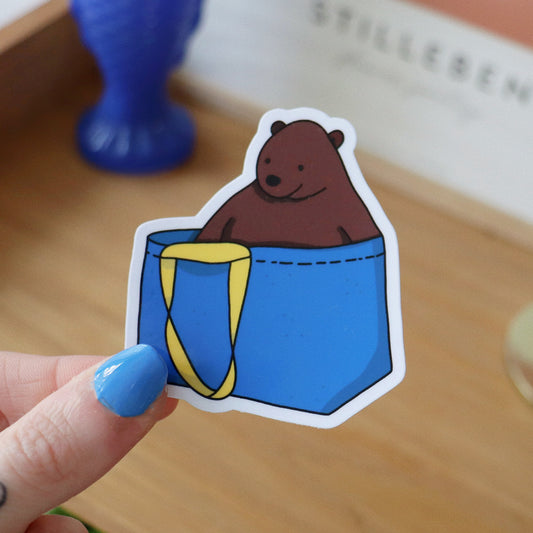 Sticker - Bear in a Bag