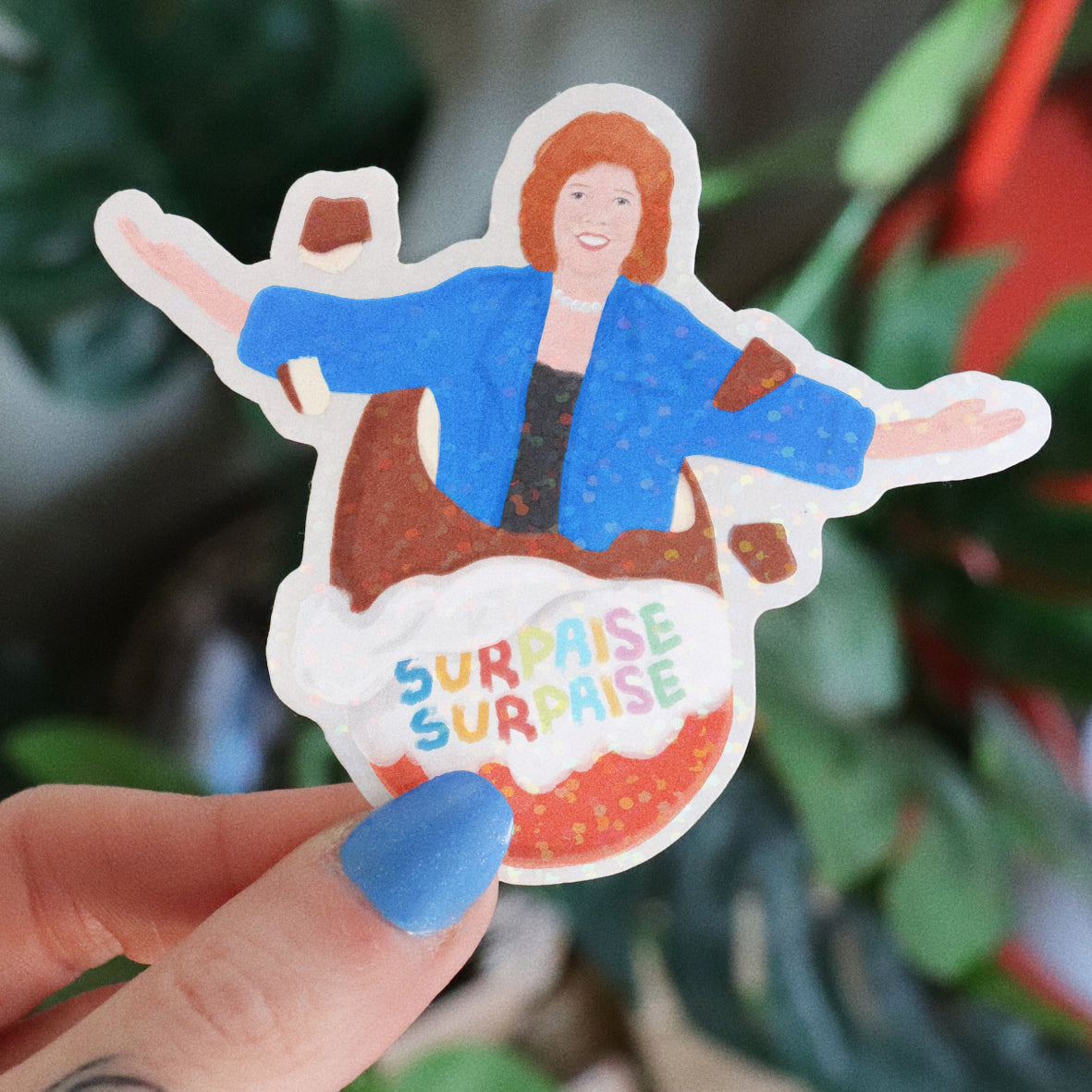 Sticker - Surprise Surprise Cilla Black