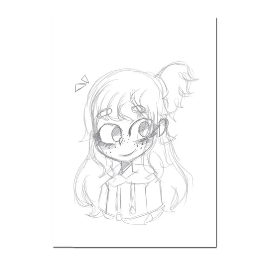 Tea towel - Aoki Manga Girl