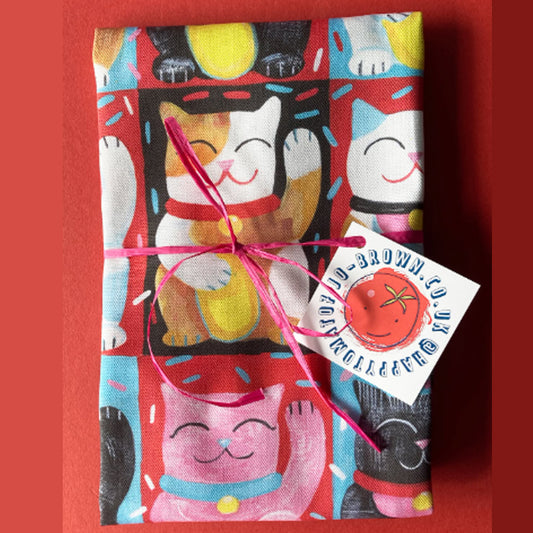 Tea towel - Jo Brown Cats