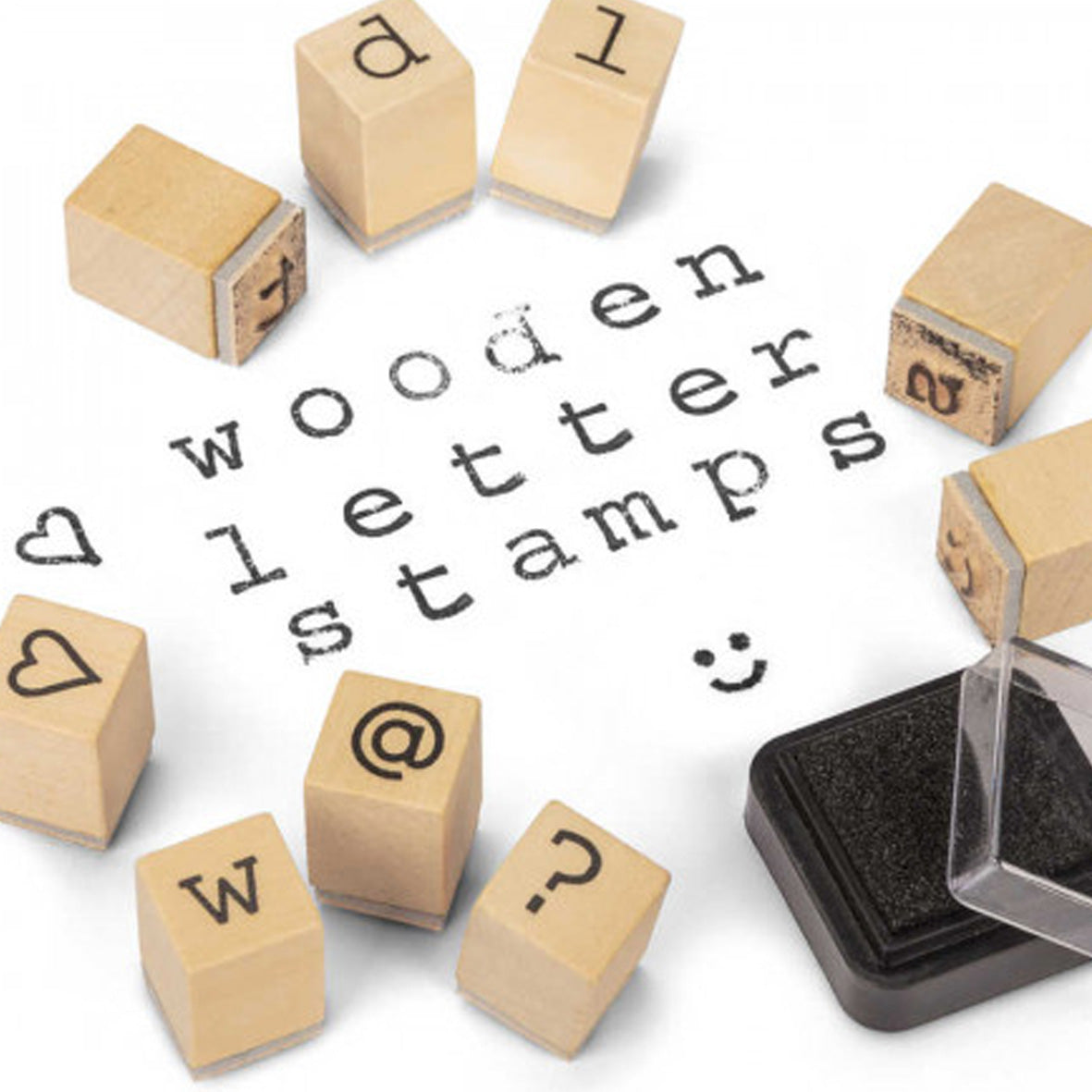 Toy - 23062 Wooden Letter Stamps