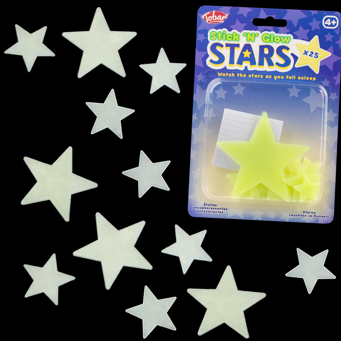 Toy - 10670 Stick n Glow Stars