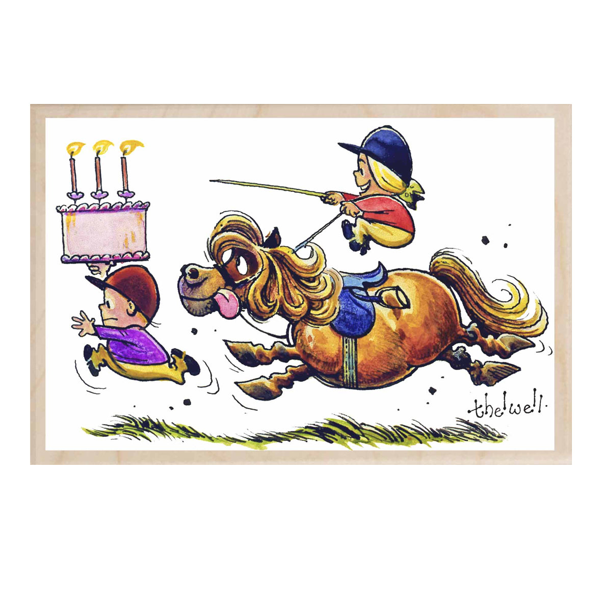 Wooden Postcard - Thelwell Assorted Designs