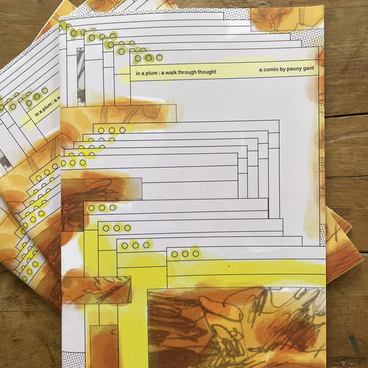 Zine - In a Plum: A walk through thought