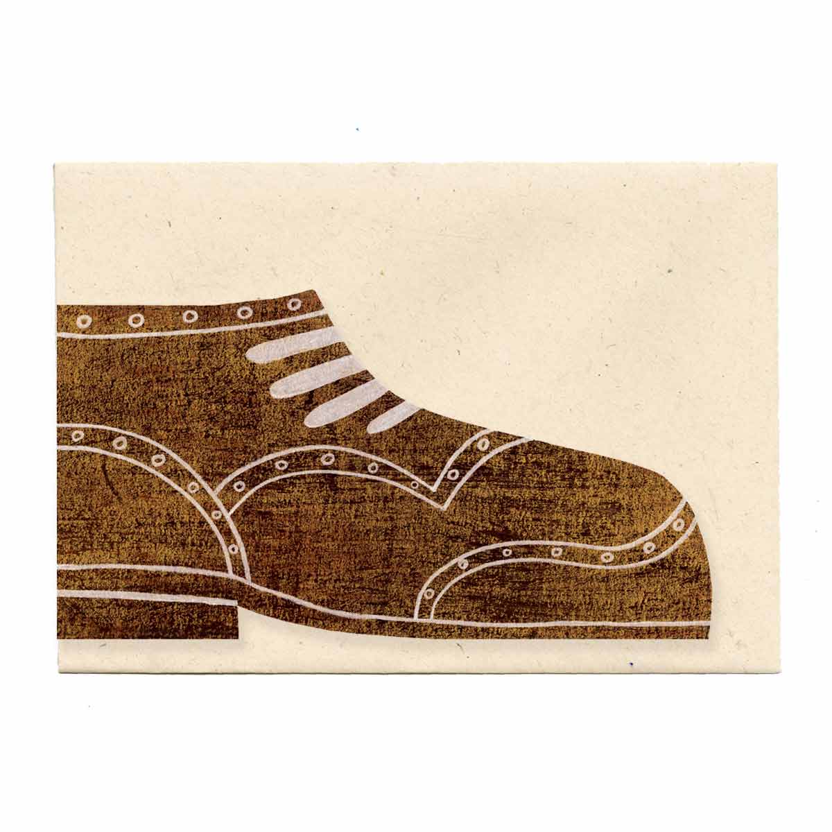 Card - Mortlake Papers Boot Shoe