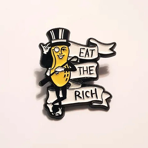 Badge - Enamel pin Eat the Rich