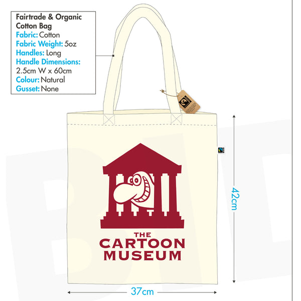 Tote bag - Cartoon Museum logo