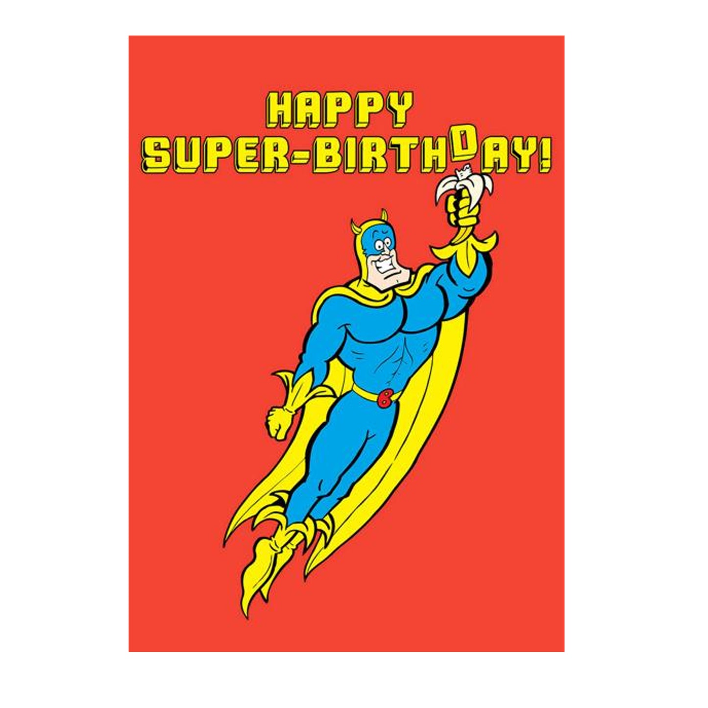 Card - BD24 Happy Super Birthday Bananaman