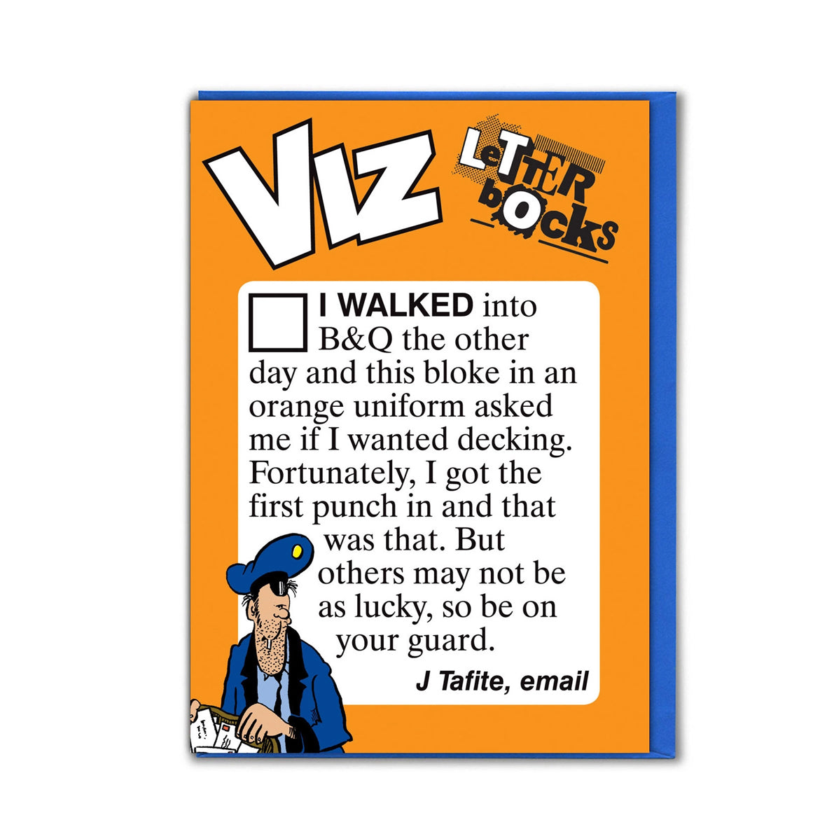 Card - VIZSTAR001 I walked into B&Q