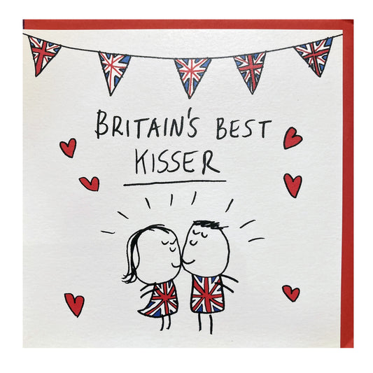 Card - 264801 Happy Valentine's Day Britain's Best Kisser