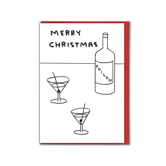 Card - 058837 Merry Christmas Poison