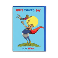 Card - T194 Happy Father's Day Hero