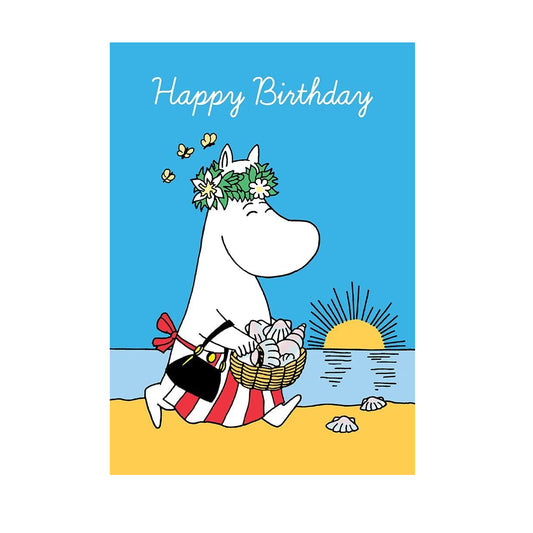 Card - MOOM49 Happy Birthday seaside