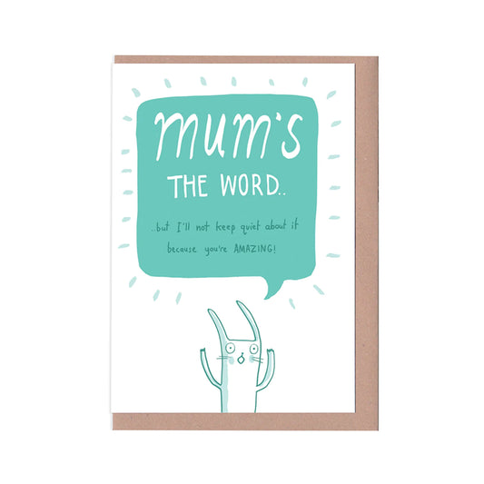 Card - FF04 Mum's the Word