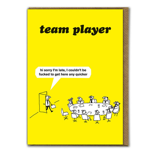 Card - MT127 Team Player
