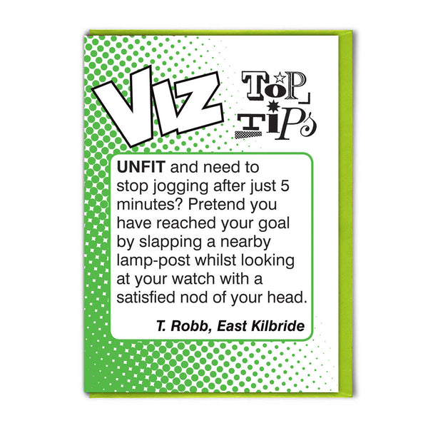 Card - VIZTIP011 Unfit