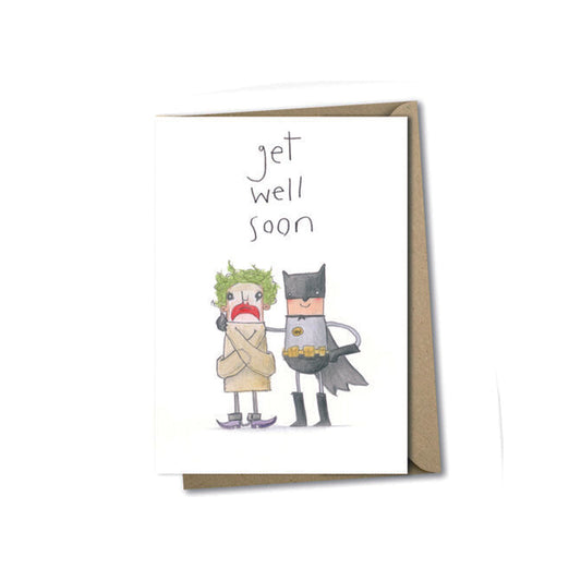 Card - bat07 Get Well Soon