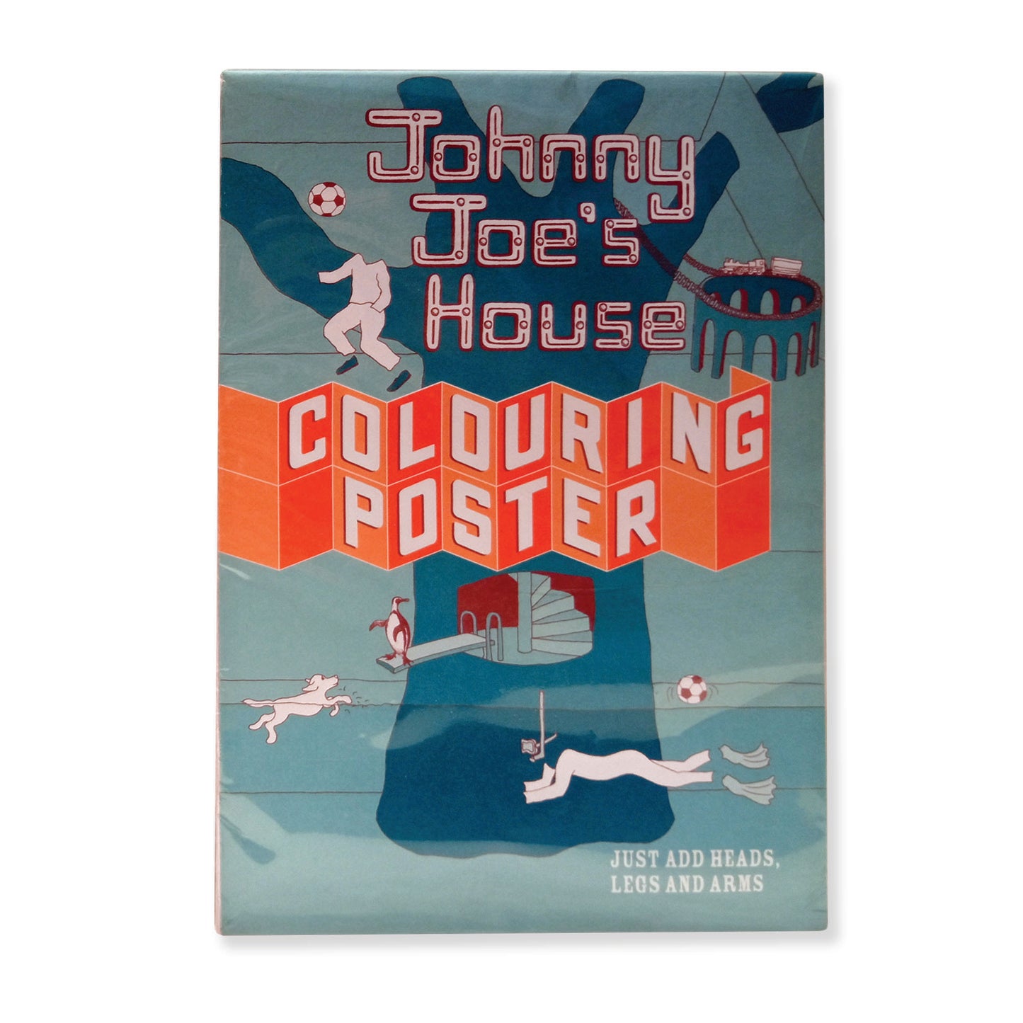 Book - Johnny Joe's House colouring poster