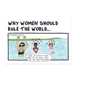 Postcard - Why Women Should Rule the World 2017