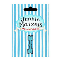 Art materials - Jenny Maizels Iron-on Patches Letter I Blue