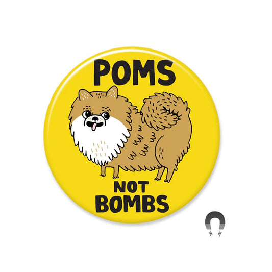 Magnet - 2017 Poms Not Bombs