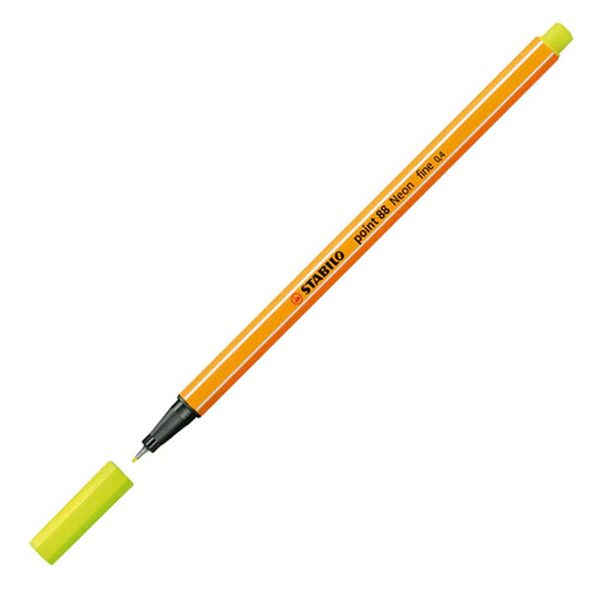 Pen - Stabilo Point 88 Neon Yellow 88/024