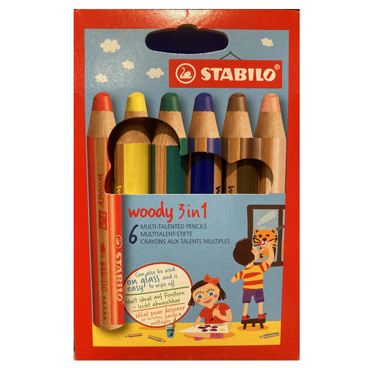 Art materials - Stabilo Woody 3 in 1 multi talented pencils