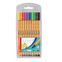 Art materials - Stabilo Point 88 pack of 10 fineliners
